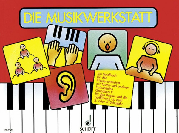 Die Musikwerkstatt, Schülerheft: Unterrichtswerk für das Musiklernen und Musizieren im Klassenunterricht mit Tasten- und anderen Instrumenten. Heft 2. Schülerheft.