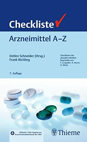 Checkliste Arzneimittel A - Z: Mit Online-Zugang (Checklisten Medizin)