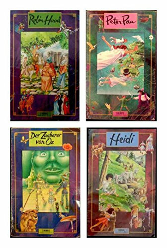 Das Schatzkästchen voller Abenteuergeschichten. 4 Hefte: Peter Pan, Heidi, Robin Hood, Der Zauberer von Oz. (Ohne Schuber)