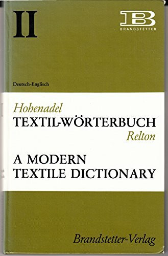 German-English (v. 2) (Textil - Worterbuch)