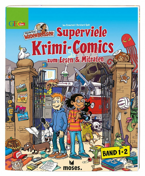 Redaktion Wadenbeißer Superviele Krimi-Comics, GEOlino, Doppelband: Pfiffige Krimi-Comics zum Lesen & Mitraten