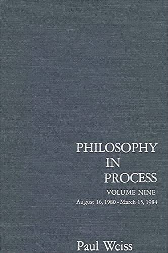 Philosophy in Process: Vol. 9 (Suny Series in Philosophy)
