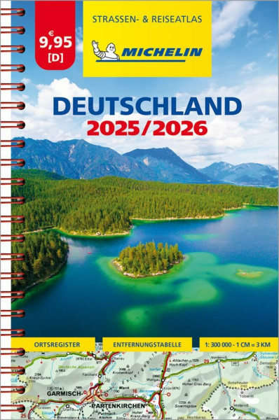 Michelin Kompaktatlas Deutschland 2025/2026 (MICHELIN Atlanten)