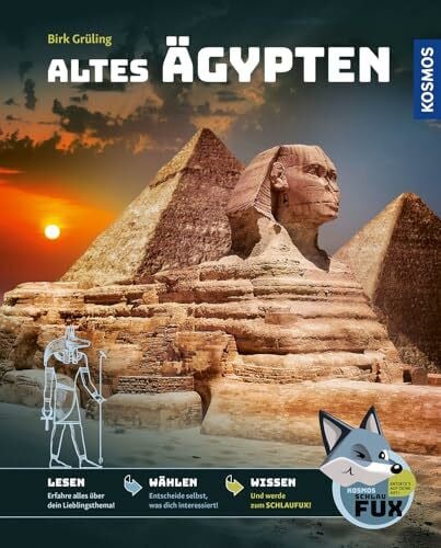 Kosmos SchlauFUX - Altes Ägypten: Kurze, spannende Texte wecken Neugier – selbst entscheiden wo es weitergeht, macht Spaß und stärkt Lesekompetenz und Textverständnis – ab 8 Jahre.