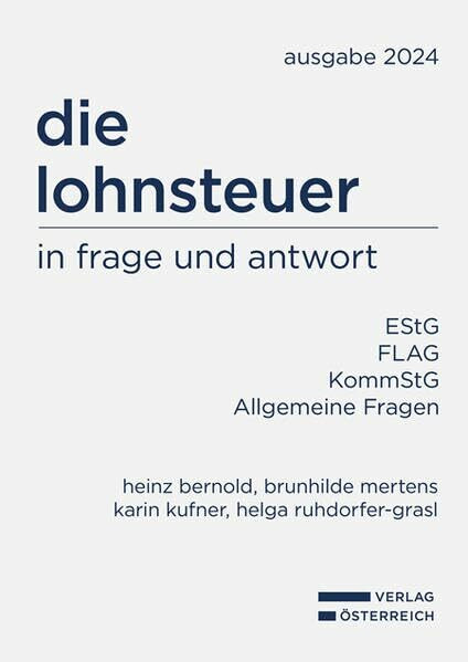 die lohnsteuer in frage und antwort: Ausgabe 2024