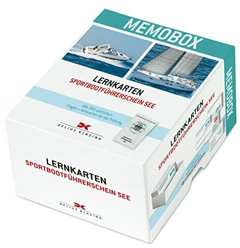Lernkarten-Memobox Sportbootführerschein See: Alle 300 amtlichen Fragen und Antworten für die Prüfung