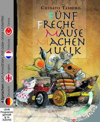 Fünf freche Mäuse machen Musik (Buch mit DVD)