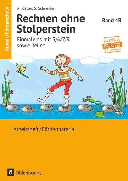 Rechnen ohne Stolperstein - Band 4B: Einmaleins mit 3/6/7/9 sowie Teilen - Neubearbeitung - Arbeitsheft/Fördermaterial Rechnen ohne Stolperstein - Band 4B: Einmaleins mit 3/6/7/9 sowie Teilen - Neubearbeitung - Arbeitsheft/Fördermaterial