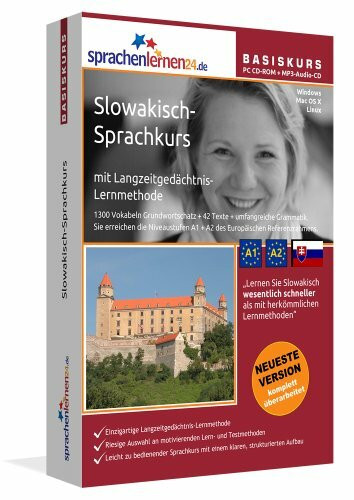 Slowakisch Sprachkurs: Slowakisch lernen für Anfänger (A1/A2). Lernsoftware + Vokabeltrainer