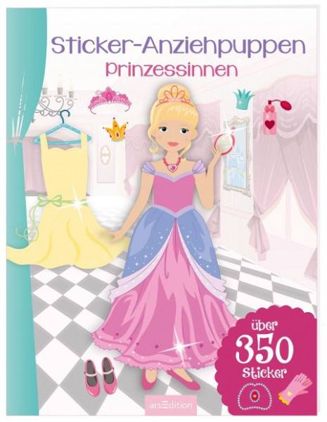 Sticker-Anziehpuppen - Prinzessinnen