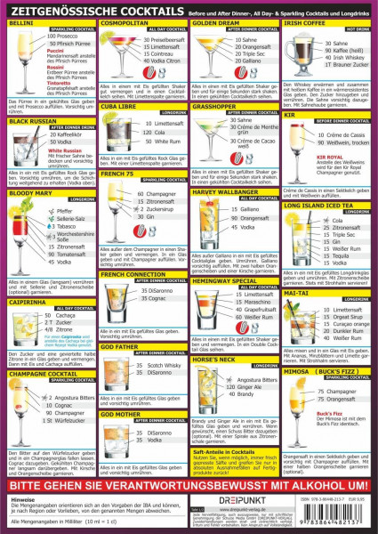 Tafel-Set Zeitgenössische Cocktails