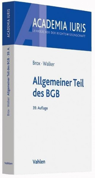 Allgemeiner Teil des BGB