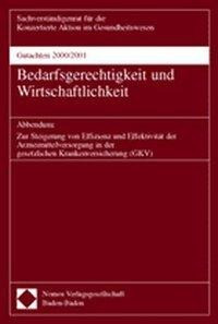 Gutachten 2000/2001 - Bedarfsgerechtigkeit und Wirtschaftlichkeit