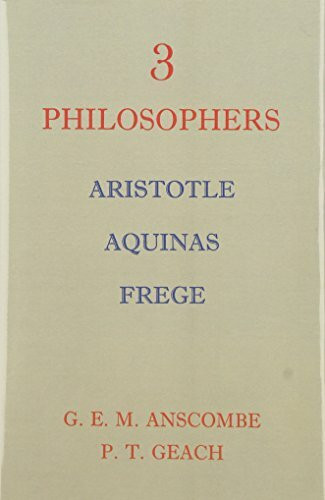 Three Philosophers: Aristotle, Aquinas, Frege