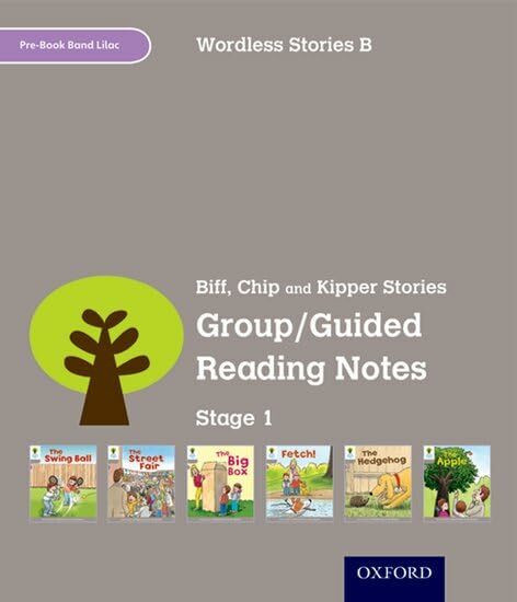 Oxford Reading Tree: Level 1: Wordless Stories B: Group/Guided Reading Notes