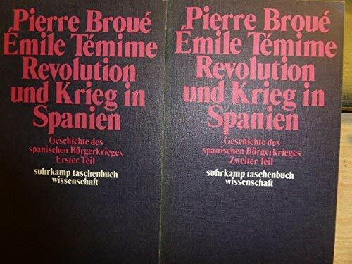 Revolution und Krieg in Spanien. Geschichte des spanischen Bürgerkrieges 1. und 2. Teil. Hier 2 Bände komplett!