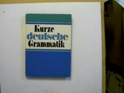 Kurze deutsche Grammatik