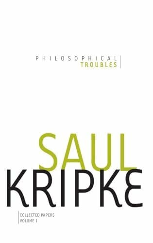 Philosophical Troubles: Collected Papers, Volume 1