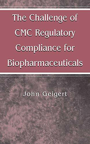 The Challenge of CMC Regulatory Compliance for Biopharmaceuticals
