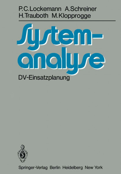 Systemanalyse: DV-Einsatzplanung