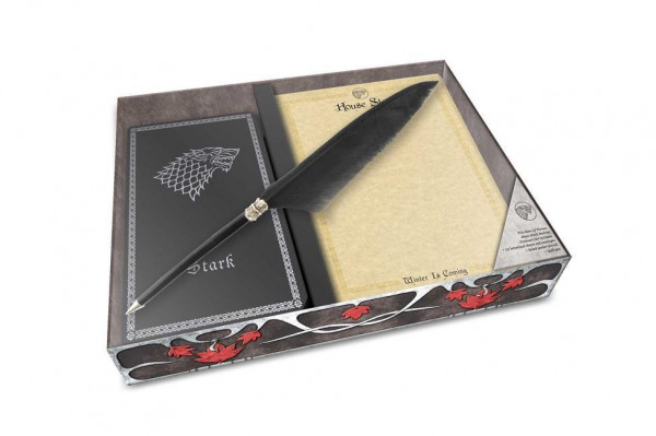 Game of Thrones: House Stark: Desktop Stationery Set (with Pen)