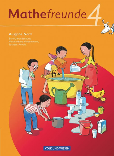 Mathefreunde - Ausgabe Nord 2010 (Berlin, Brandenburg, Mecklenburg-Vorpommern, Sachsen-Anhalt) - 4. Schuljahr: Schulbuch mit Kartonbeilagen