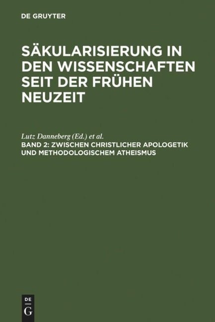 Zwischen christlicher Apologetik und methodologischem Atheismus Zwischen christlicher Apologetik und methodologischem Atheismus