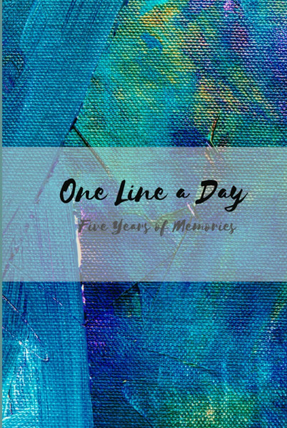 One Line a Day: Five Years of Memories: Blue Canvas | 5 Year Journal, Daily Journal, Yearly Journal, Memory Journal