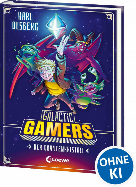Galactic Gamers (Band 1) - Der Quantenkristall: Kinderbuch für Jungen und Mädchen ab 10 Jahre