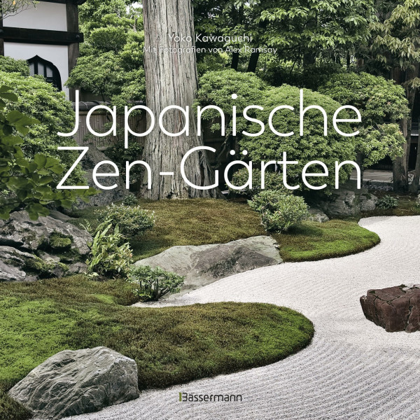 Japanische Zen-Gärten: »Weltentrückte Fotografien [...], auf denen man das Wasser rieseln und das Moos wachsen zu hören meint.« Frankfurter Allgemeine Zeitung