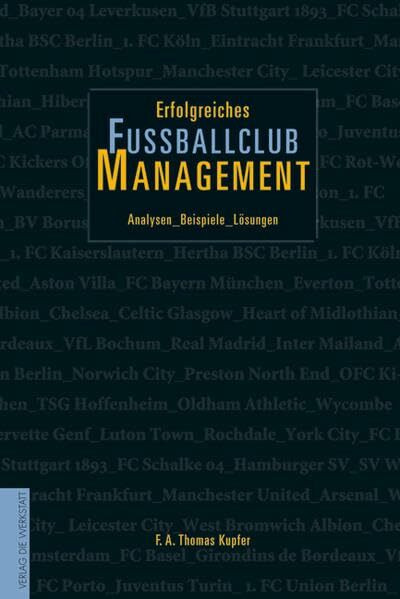 Erfolgreiches Fußballclub-Management. Analysen - Beispiele - Lösungen