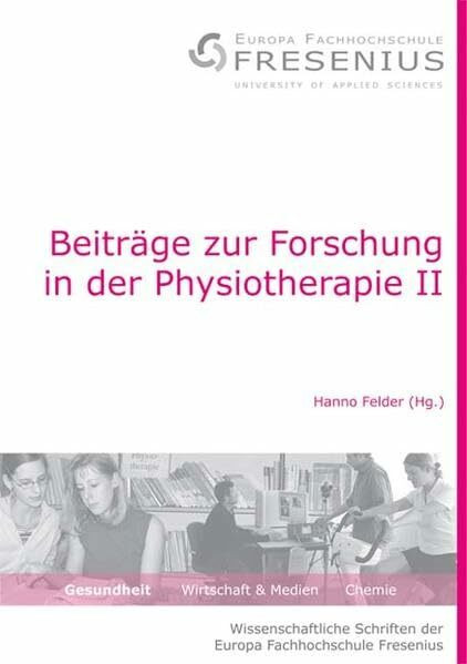 Beiträge zur Forschung in der Physiotherapie II