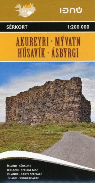 Akureyri / Myvatn / Husavik / Asbyrgi 1 : 200 000