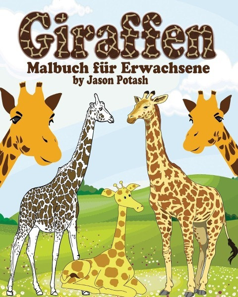 Giraffen Malbuch für Erwachsene