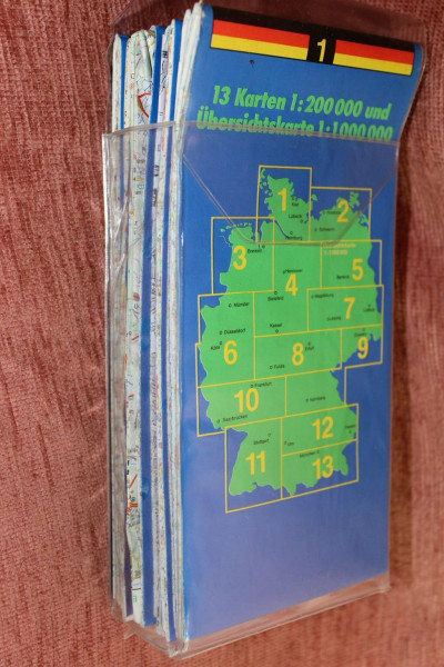 ADAC KartenSet Deutschland Blatt 1-20 in Kartentasche: 1:200.000