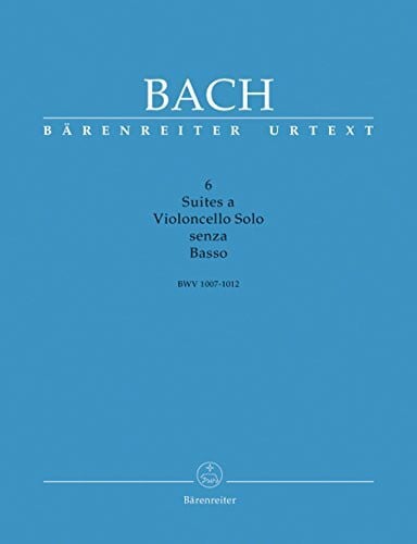 Sechs Suiten für Violoncello solo BWV 1007-1012, Noten, Textbd. und 5 Hefte Faksimile-Noten: Quellenkrit. Ausgabe