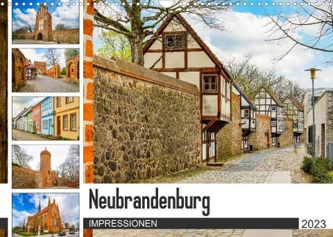 Neubrandenburg Impressionen (Wandkalender 2023 DIN A3 quer)