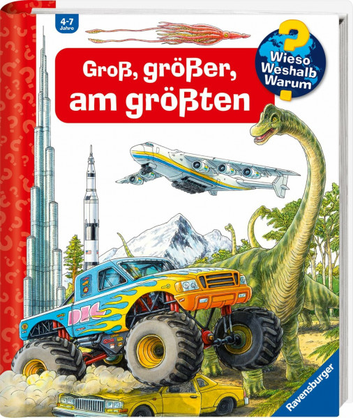 Wieso? Weshalb? Warum? Sonderband - Groß, größer, am größten (Riesenbuch) (Sachbuch ab 4 Jahre - mit Klappen)