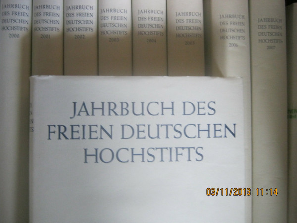 Jahrbuch des Freien Deutschen Hochstifts: 1986