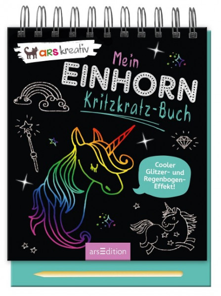 Mein Einhorn-Kritzkratz-Buch