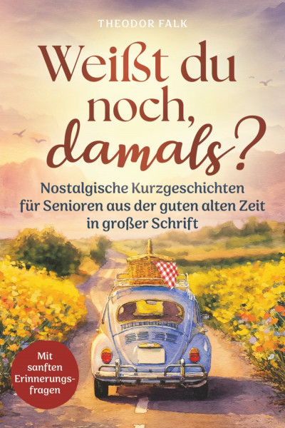 Weißt du noch, damals?: Nostalgische Kurzgeschichten für Senioren aus der guten alten Zeit in großer Schrift - mit sanften Erinnerungsfragen zum Zurückdenken, Schmunzeln und Erzählen