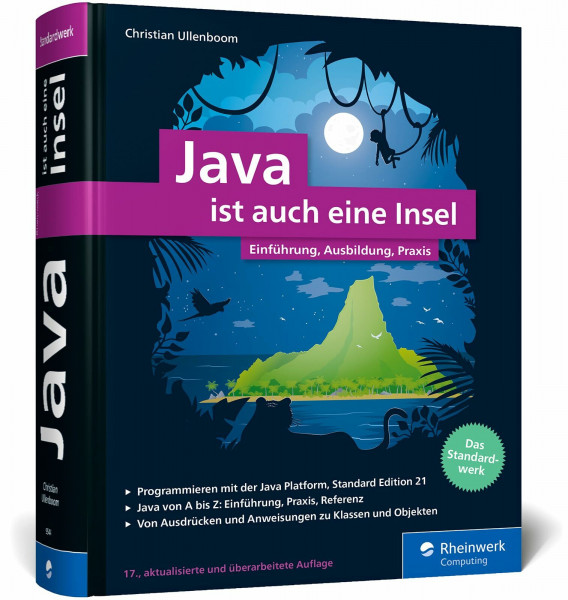 Java ist auch eine Insel: Das Standardwerk für Programmierer. Über 1.000 Seiten Java-Wissen. Mit vielen Beispielen und Übungen, aktuell zu Java 21