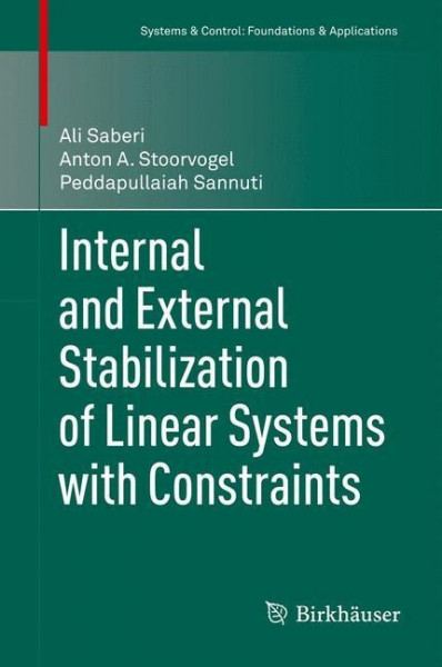 Internal and External Stabilization of Linear Systems with Contraints