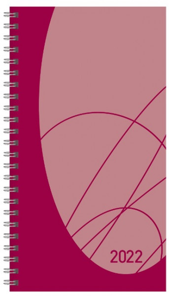 Taschenkalender Modus XL Flexi Colourlux berry 2022