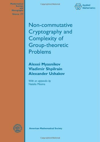 Non-Commutative Cryptography and Complexity of Group-Theoretic Problems (Mathematical Surveys and Monographs, 177, Band 177)