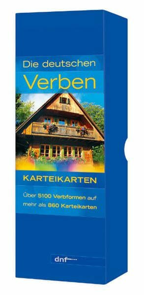 Karteikarten Die deutschen Verben: 5100 Verbformen