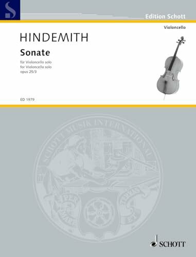 Sonate: für Violoncello solo. op. 25/3. Violoncello. (Edition Schott)