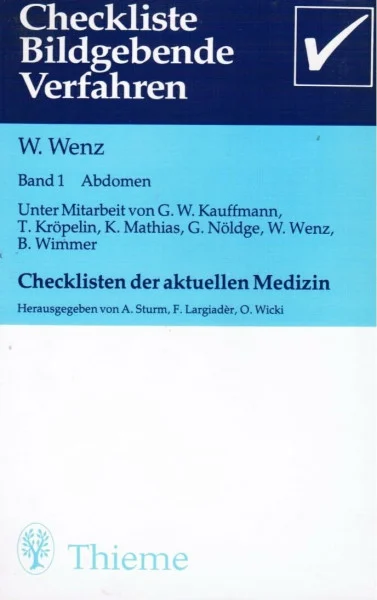 Checkliste Bildgebende Verfahren