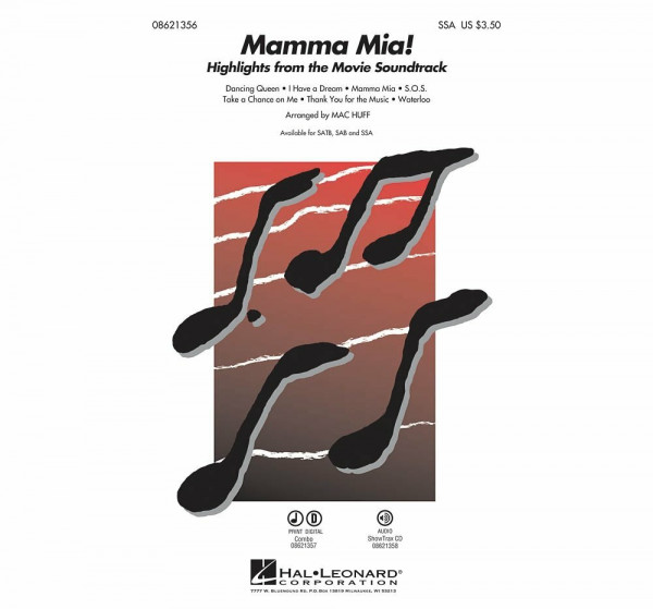 Mamma Mia! Highlights From The Movie Soundtrack (SSA). Für SSA (Frauenchor), Klavierbegleitung