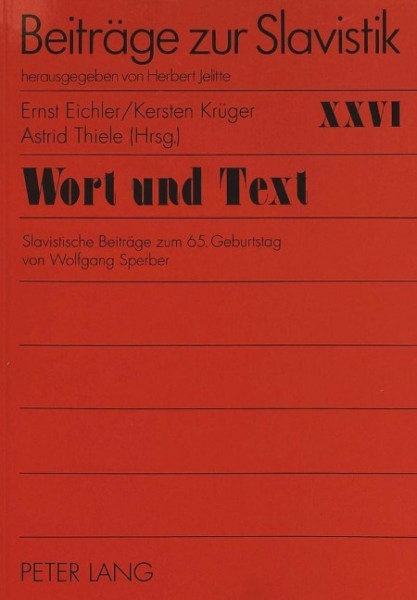 Wort und Text